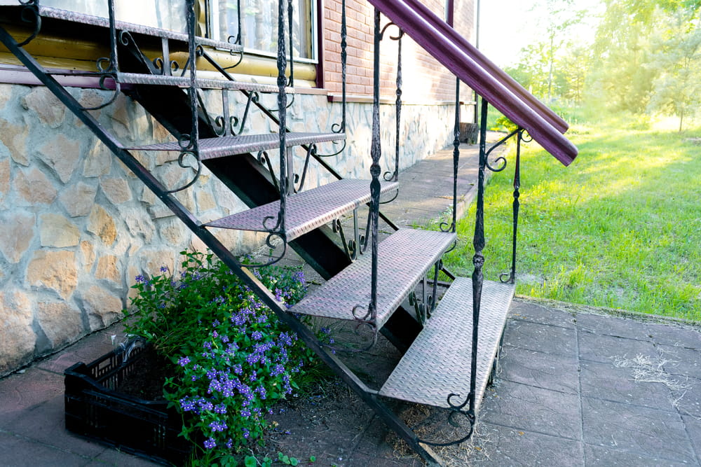 passerelle metallique